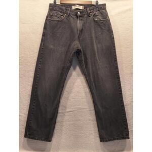 Vintage Levis 505 (2006) Mens 34X29 Black Denim Pants Regular Distressed Y2K